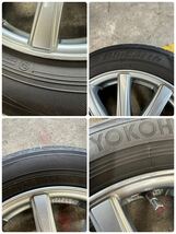 売切出品！フィットフリード等 4穴,15インチ 6ｊ オフセット45 PCD100 175/65R15 サマータイヤ2019年製4本セット_画像4