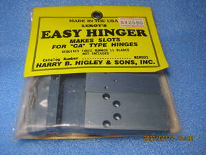 【新品即決】EASY HINGER　 MAKES　SLOTS　FOR ‘‘CA‘‘ TYPE HINGER、、、O中