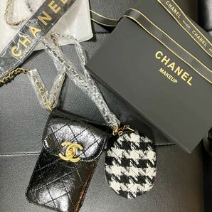 新品　CHANEL シャネル　ノベルティ ショルダーバッグ　スマホポーチ コインケース