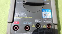 ★sanwa サンワ デジタルマルチメーター PC5000a 電気測定器 A K325A_画像4