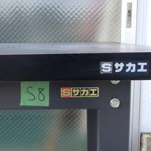 ★サカエ 実験用作業台 作業台 KHG1275？ ワークテーブル W1200×D750×H800 S8 K403プラスの画像2