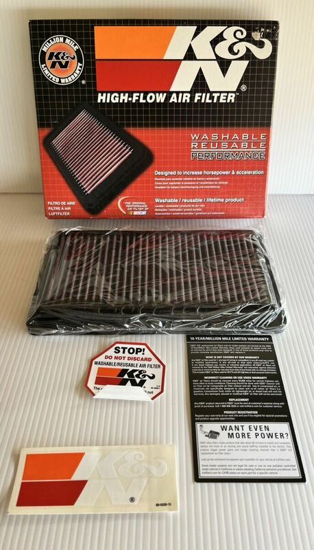 ★未使用★保管品★ K&amp;N HIGH-FLOW AIR FILTER 33-2375エアフィルター エア クリーナー ケーアンドエヌ ニッサン