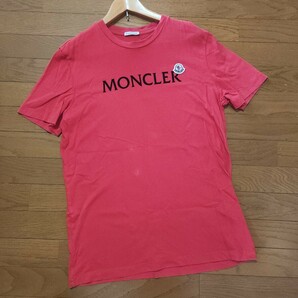 美品 MONCLER 半袖Tシャツ ビックロゴ ワッペン 大人気の商品の画像3