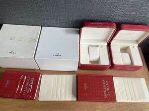 1 иена ~ Omega Watch Pell Box Case 2 очки ★ CB-2 Junk