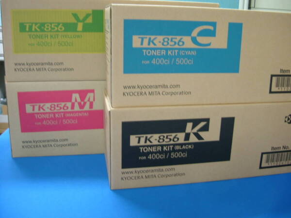 即決◆京セラ/TK-856KYMC4色セット◆TASKalfa 400ci/TASKalfa 500ci用/純正/未使用②