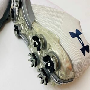 UNDER ARMOUR ゴルフシューズ 3020801-101/26.5cm より柔軟性があり軽量の新しいインソールを採用/箱付きの画像3