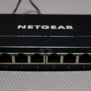 ギガビット 8ポート スイッチングハブ 2台 NETGEAR GS308E ×2 中古の画像4