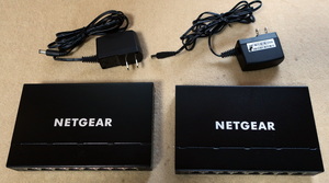 ギガビット 8ポート スイッチングハブ 2台　NETGEAR GS308E ×2 中古