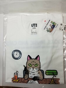 【送料無料】UTユニクロUNIQLO村上春樹Tシャツ、村上RADIO　Mサイズ未使用、タグ付。