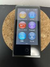 iPod nano 16GB MKN52J 第7世代 スペースグレイ　Apple 本体のみ_画像1