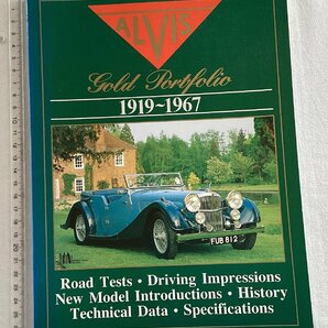 ★[A61432・特価洋書 ALVIS Gold Portfolio 1919-1967 ] ★の画像1