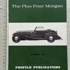 ★[A62005・特価洋書 The Plus Four Morgan ] PROFILE PUBLICATIONS NUMBER 65。★の画像1