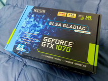 ELSA GeForce GTX 1070 8GB GLADIAC NVIDIA 当時最上位シリーズ_画像1