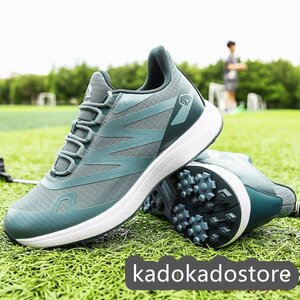  golf shoes new goods sport shoes strong grip sport shoes switch men's wide width gentleman sneakers . slide enduring . ventilation blue group 24.5-29