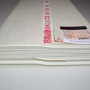 中国紙 紅星牌2反組 四尺(70×138) 単宣 各100枚 2007年・2017年 カード有 中国紙 紅星牌2反組の画像7