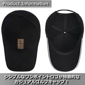 キャップ メンズ 帽子100%コットンUVカット 夏新品 99％紫外線対策 日焼け防止 熱中症対策 野球帽 登山 スポーツ 調整可能 -ネイビーの画像6