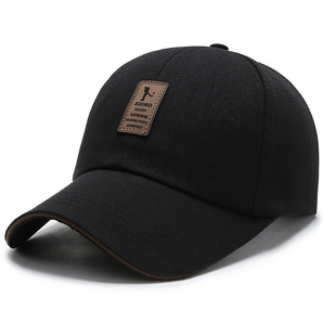 キャップ メンズ 帽子100%コットンUVカット 夏新品 99％紫外線対策 日焼け防止 熱中症対策 野球帽 登山 スポーツ 調整可能 -ネイビーの画像1