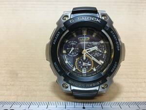 可動品 Gショック ソーラー 電波時計 CASIO 5022 カシオ G-SHOCK MTG-1000G 20気圧防水 MTG アナログ 針式 黒シルバー 色の感じ 珍品 美品 