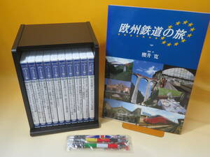 【中古】ユーキャン　欧州鉄道の旅 オリエント急行編～スペイン編 DVD全10巻セット＋冊子　収納ケース・ボールペン?付き【DVD】A T187