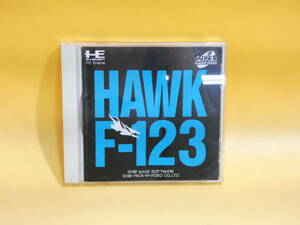 【中古】PCエンジン　SUPER CD-ROM2　HAWK　F-123　パック・イン・ビデオ　難あり【ゲーム】B1　S1103