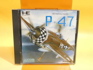 【中古】PCエンジン　HuCARD　P-47　エイコム　【ゲーム】B1　S1160