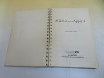 【中古】洋書　MICRO on the Apple　Vol.2　1981年　Ford Cavallari　MICRO INK　C5 A1207_画像3