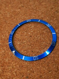  оправа вставка голубой наружный диаметр 36.5mm внутренний диаметр 30.5mm наручные часы часы custom замена ремонт запасные части MOD и т.п. вставка 