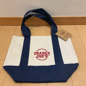 【未使用・新品】Trader Joe'sのミニトートバッグ紺色