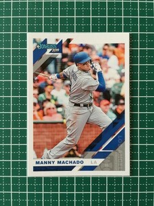 即決のみ！★PANINI MLB 2019 DONRUSS BASEBALL No.120 MANNY MACHADO【LOS ANGELES DODGERS】ベースカード 19★同梱発送可能！