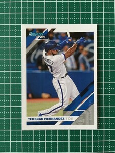 即決のみ！★PANINI MLB 2019 DONRUSS BASEBALL No.193 TEOSCAR HERNANDEZ【TORONTO BLUE JAYS】ベースカード 19★同梱発送可能！