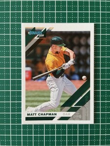 即決のみ！★PANINI MLB 2019 DONRUSS BASEBALL No.192 MATT CHAPMAN【OAKLAND ATHLETICS】ベースカード 19★同梱発送可能！