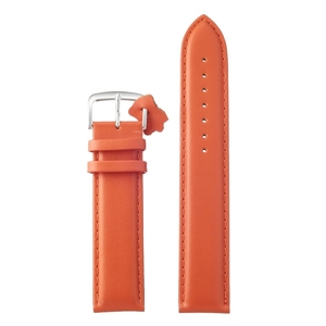 Diloy 22mm ロングサイズ レザー 腕時計ベルト 302 エッセンシャル バンド 本革(オレンジ)