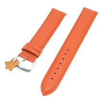 スペイン Diloy 20mm ロングサイズ レザー 腕時計ベルト 302 エッセンシャル バンド 本革(オレンジ)_画像1
