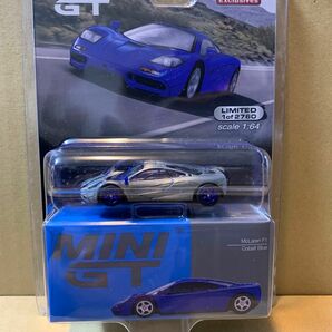 MINI GT マクラーレン F1 コバルトブルー (左ハンドル) チェイスカー