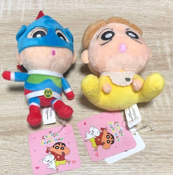 新品未使用 タグ付き クレヨンしんちゃん アクション仮面バージョン ひまわり ぬいぐるみ
