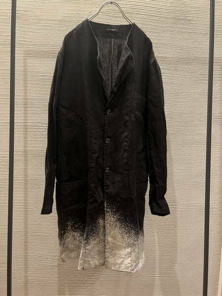 00s archive kmrii long jacket coat ノーカラー　ジャケット super rare ifsixwasnine share spirit l.g.b. goa 14th addiction civarize