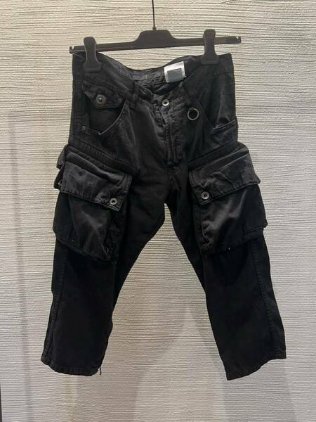 11ss archive julius gasmask cargo pants ユリウス　ガスマスク　クロップド カーゴパンツ FUGA japanese label l.g.b. civarize kmrii