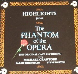 Highlights From The Phantom Of The Opera: The Original Cast Recording (1986 London Cast) サラ・ブライトマン　輸入盤CD