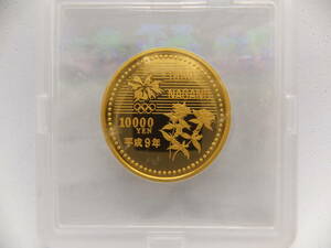  Nagano Olympic winter contest convention memory 10,000 jpy gold coin gold coin original gold 15.6g figure skating 