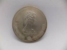 1976年 カナダ モントリオールオリンピック 銀貨 5ドル 硬貨 五輪 記念コイン　_画像1