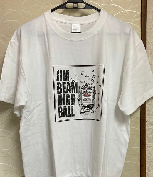 新品　L JIM BEAM ジンビーム Ｔシャツ　ノベルティ　非売品　 半袖　メンズ ロック