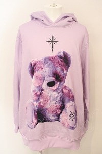 TRAVAS TOKYO / Furry bear Hoodie パーカー F パープル O-24-04-04-011-TR-to-YM-ZT070