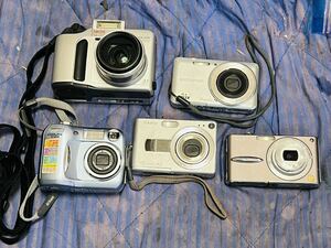 デジカメ Panasonic&CASIO＆Nikonなど　5台セット 