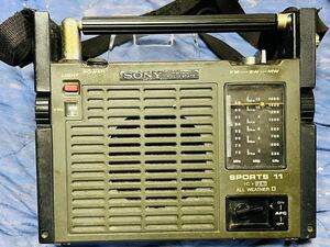  Sony SONY ICF-111 FM/SW/AM BCL радио solid состояние спорт 11 не проверка 