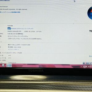 ★ TOSHIBA 東芝 ノートPC MX/34MBL 本体のみ Windows7 稼動品の画像6