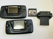 SEGA セガ GAME GEAR ゲームギア 本体 HGG-3210 2台/TV TUNER TV チューナー/ソフト セット_画像1