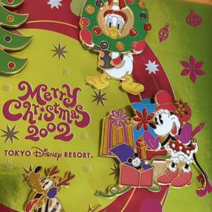 ●【未使用】TDL クリスマス ピンバッジ セット ディズニーリゾート ピンズ 2002 ミッキー ミニー ドナルド グーフィー プルートの画像2