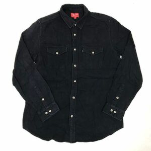 【1円～】Supreme シュプリーム Flannel Shirts コットン フランネルシャツ シャツ size:L 黒 正規品 /長袖シャツ トップス ネルシャツ