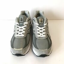 【US9.5/27.5cm】良品 NEW BALANCE ニューバランス U990GR4 Made in USA GRAY グレー 箱・タグ付 正規品 /スエード スニーカー USA製 990_画像2