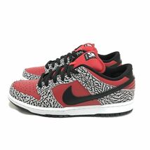 【28cm/US10】SUPREME シュプリーム NIKE SB ナイキ 12SS DUNK LOW PREMIUM SB ダンク ロー プレミアム 313170-600/赤セメント FIRE RED_画像3